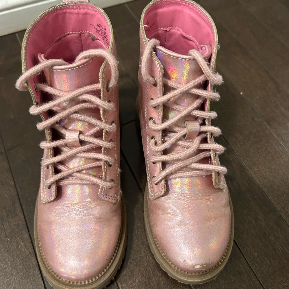 The Children's Place Metallic Pink Kids Boots